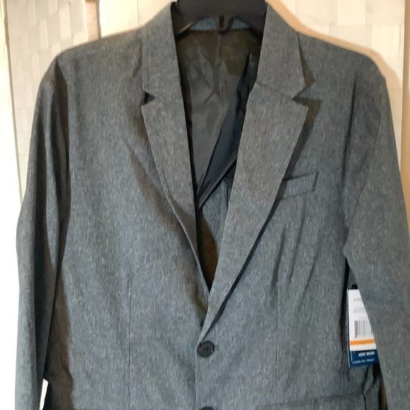NWT Kenneth cole gray vent mesh techni cole blazer sport coat size small - Picture 3 of 10